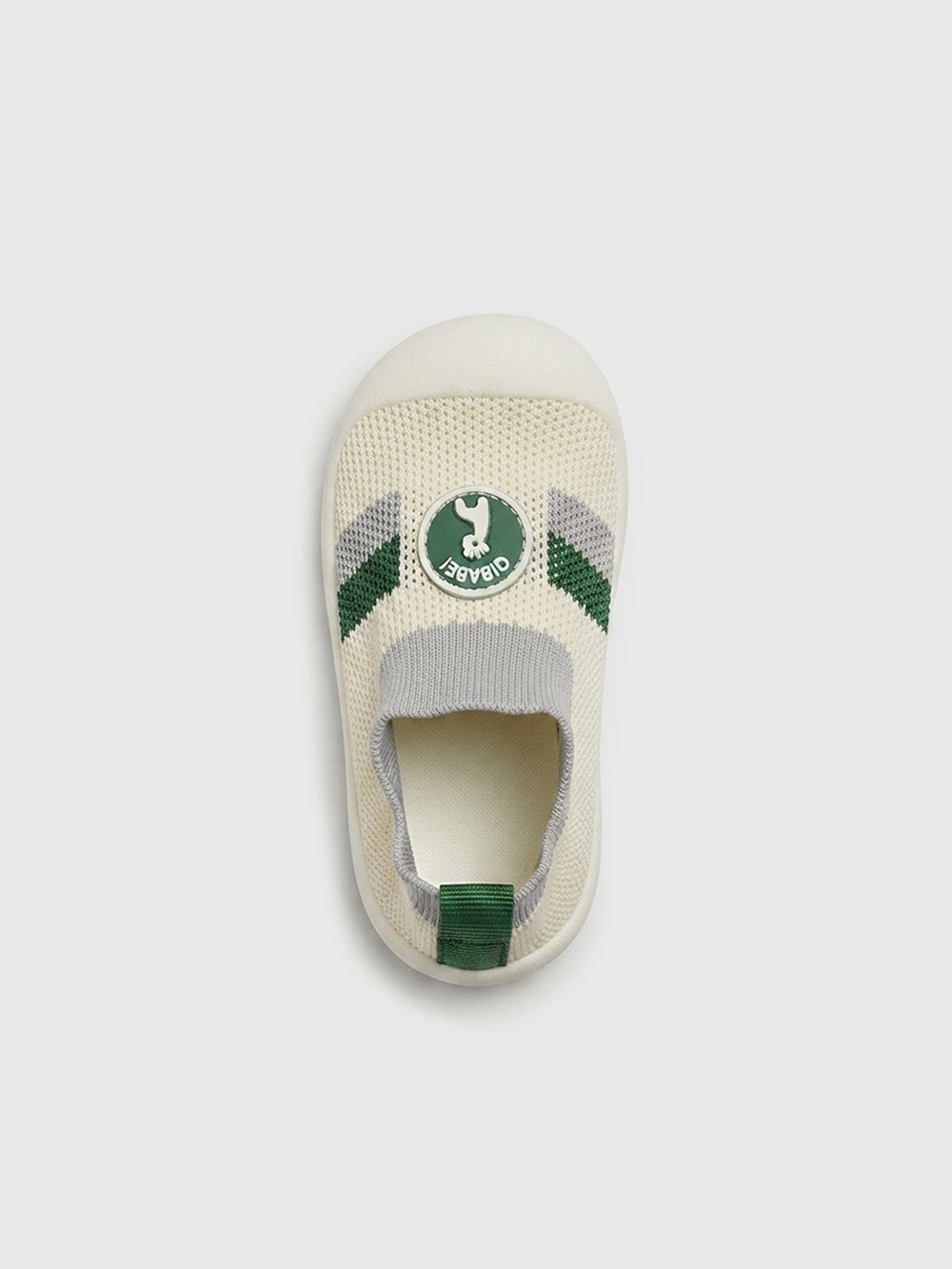 KiddoComfy Qibabei Mesh-Mallows Sock Shoes Green - Q22